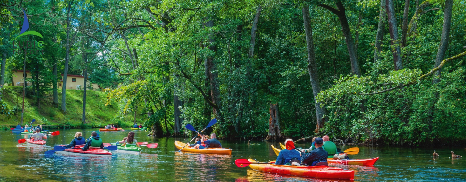 through the river