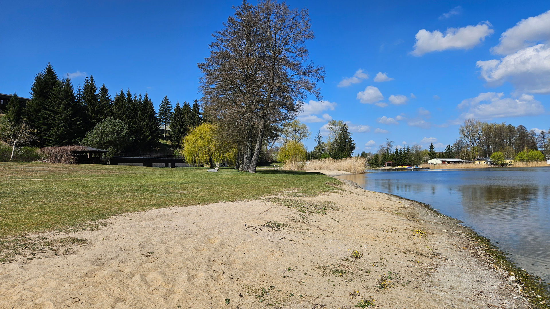 Plaża wiosną